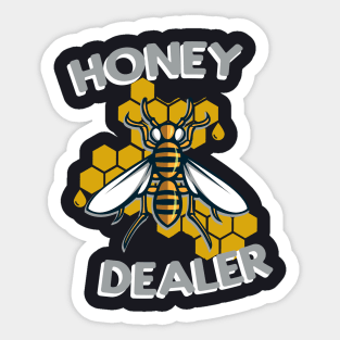 Honey Dealer Beekeeper funny Bees Gift Sticker